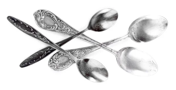 Spoons isolated on white — Stock Photo, Image