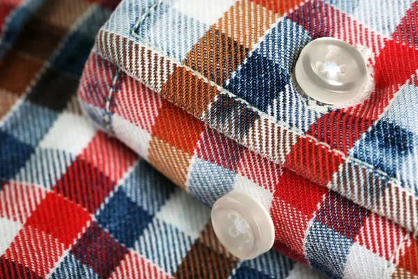 Buttons on clothes close up — Stock Photo, Image