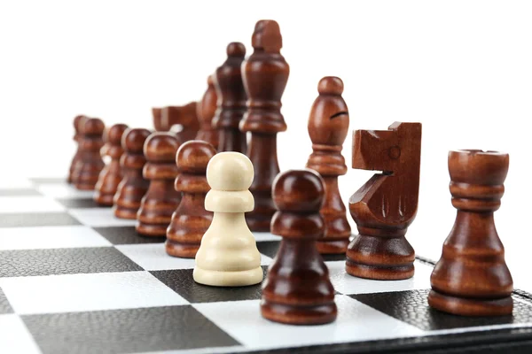 Conceito de xadrez individualidade — Fotografia de Stock