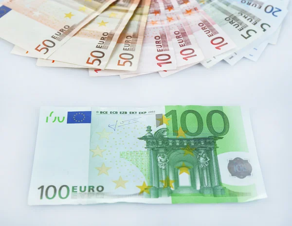 Euro banknotes — Stock Photo, Image