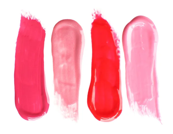 Lip gloss yang berbeda — Stok Foto