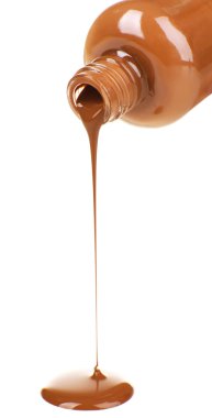 Beyaz izole renkli oje