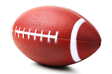 Beyaz izole Rugby topu