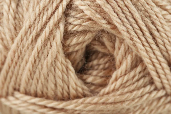 Tricotar a textura do fio, close-up — Fotografia de Stock