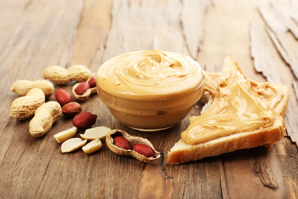 Creamy peanut butter — Stock Photo, Image