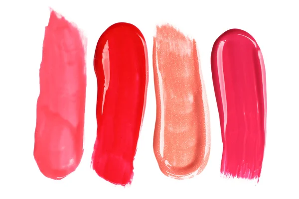 Lip gloss yang berbeda — Stok Foto