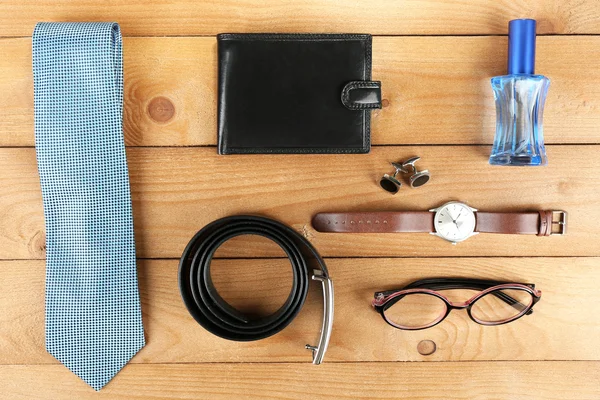 Essentials fashion man objects — Stock Photo, Image