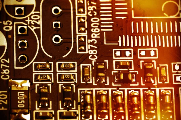 Moderní elektronická deska — Stock fotografie