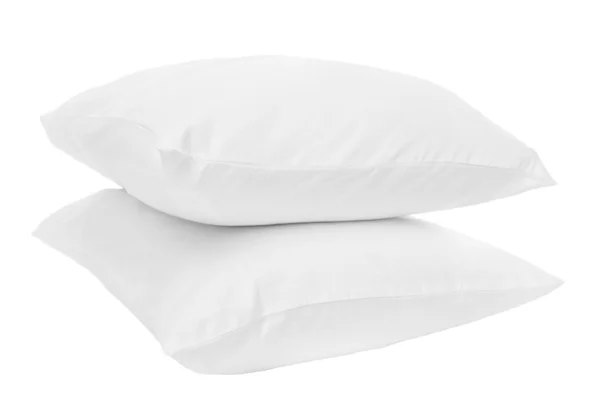 White pillows isolated on white — Stock Photo, Image