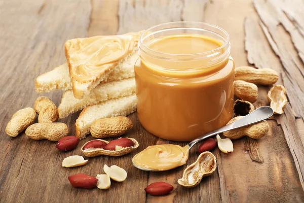 Creamy peanut butter — Stock Photo, Image