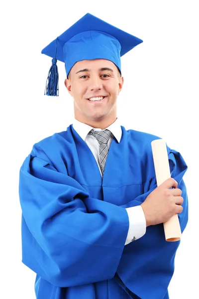 Man graduate student — Stock Photo, Image