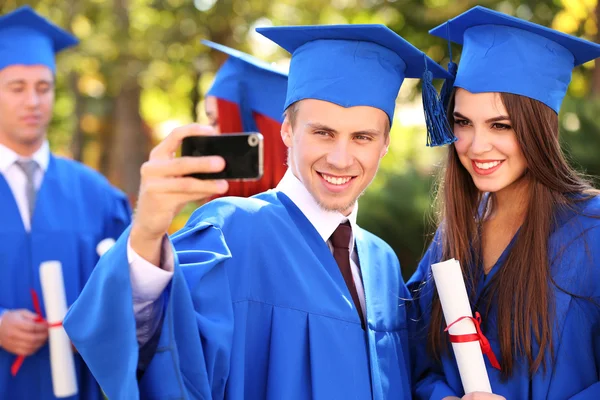 Students with diplomas