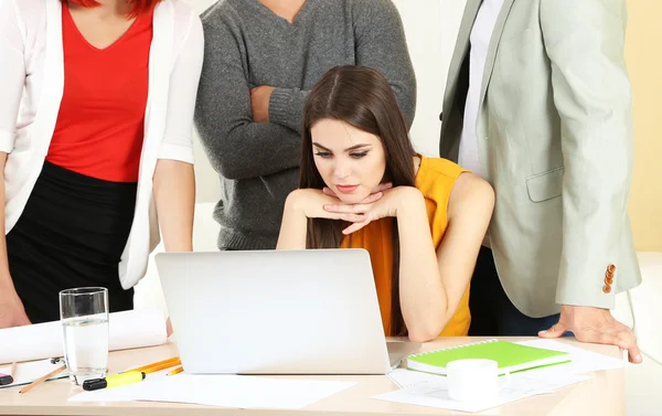 Zakelijke vergadering in functie — Stockfoto