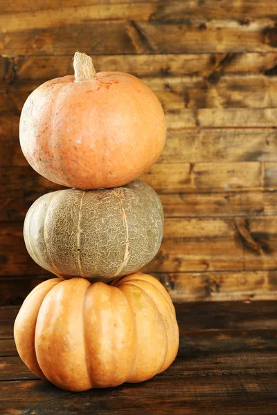 Ripe different pumpkins — Stock Photo, Image