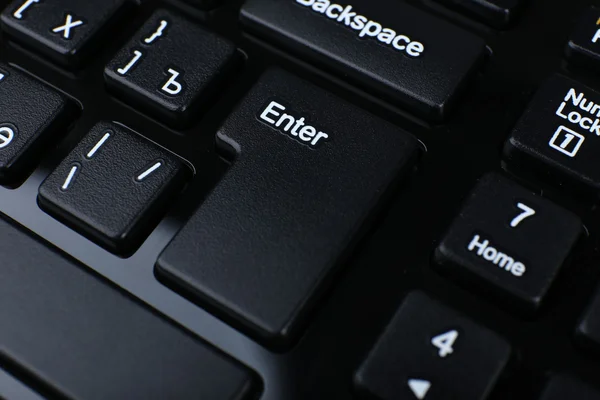 Keyboard of modern laptop — Stock Photo, Image