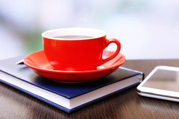 Tasse de café au bureau — Photo