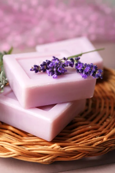 Bars of natural soap — Stock Photo, Image
