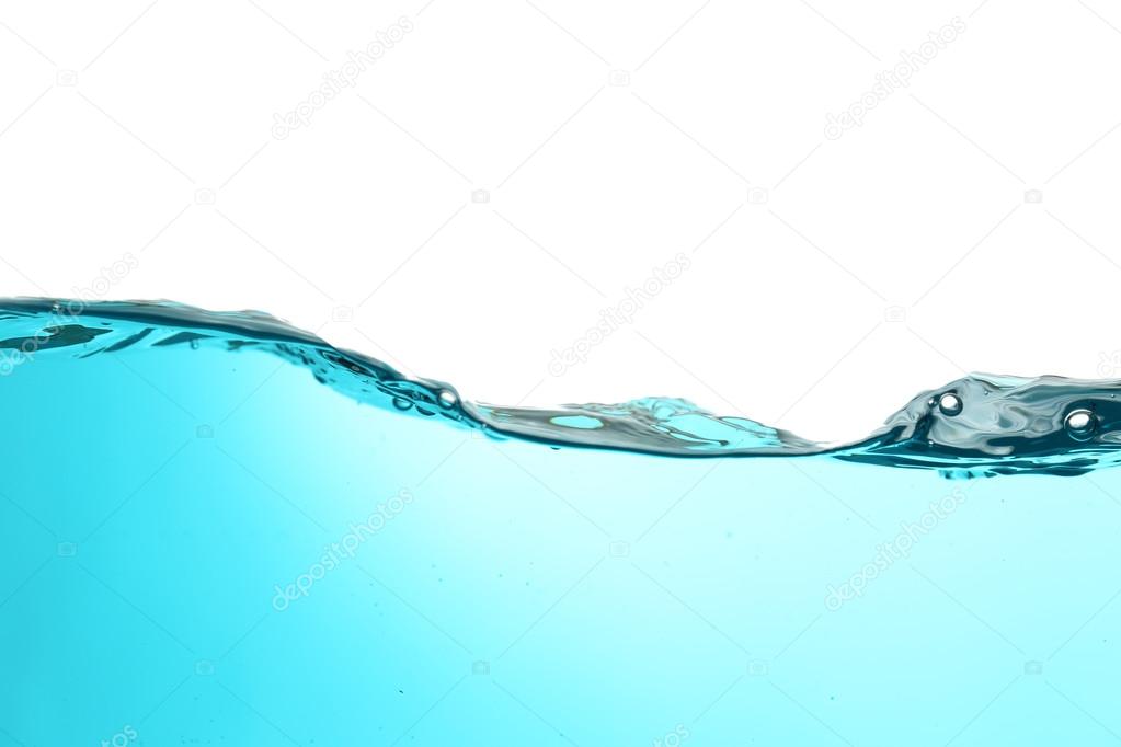 Clear water wave