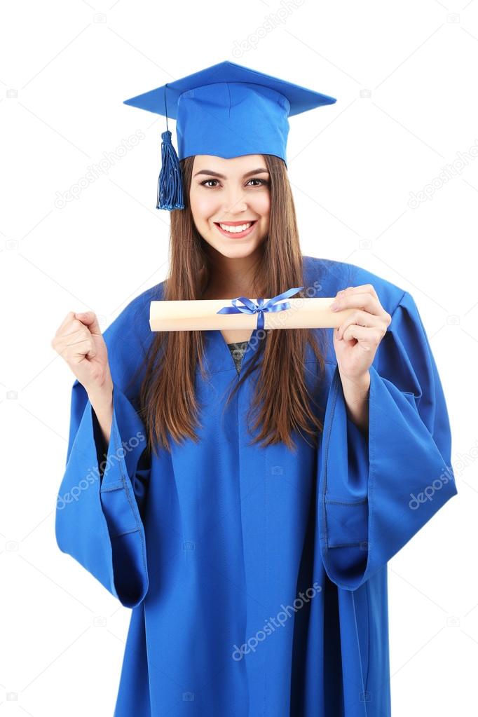 Woman graduate student