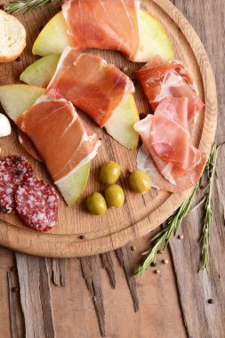 Prosciutto ile lezzetli kavun