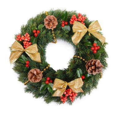 Noel süsleyici çelenk