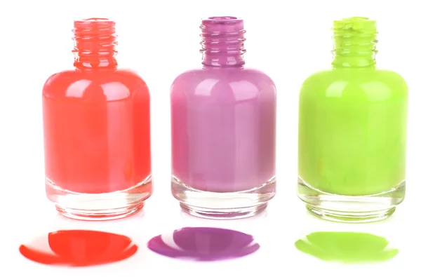 Colorful nail polishes — Stock Photo, Image