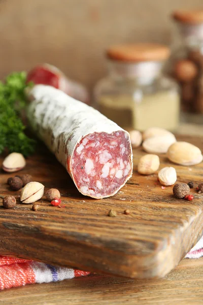 Salame italiano — Fotografia de Stock