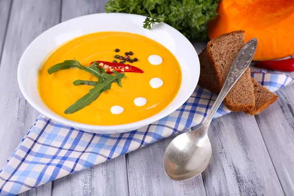 Sopa de calabaza — Foto de Stock