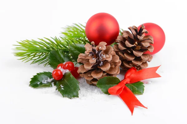 Composición de las decoraciones navideñas —  Fotos de Stock
