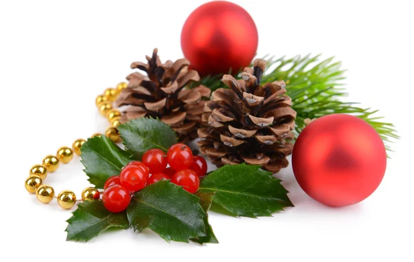 Composition of Christmas decorations — Stock Photo, Image