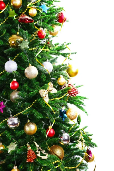 Decorated Christmas tree — Stock Photo, Image