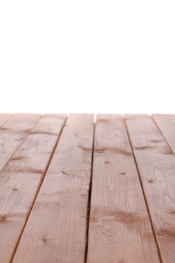 Ahşap tahta izole beyaz