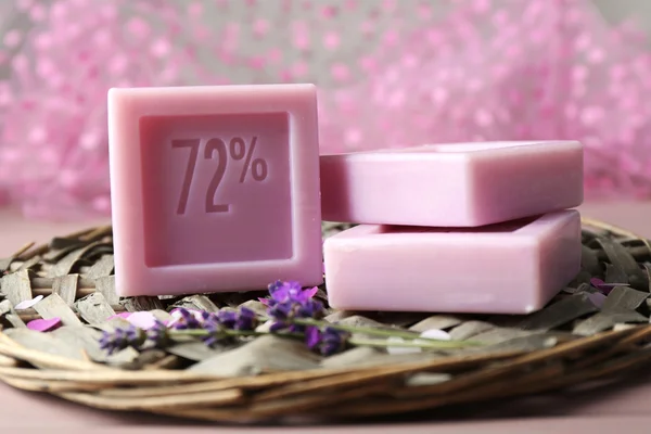 Bars of natural soap — Stock Photo, Image