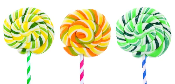 Colorful lollipops on sticks — Stock Photo, Image