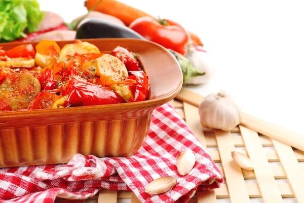 Vegetable ragout on table — Stock Photo, Image
