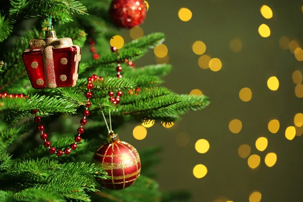 Albero di Natale decorato — Foto Stock