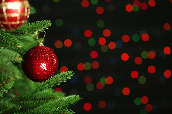 Decorated Christmas tree — Stock Photo, Image