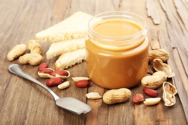 Creamy peanut butter — Stock Photo, Image