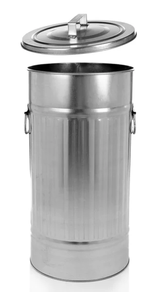 Recycling bin isolated on white — Stock Photo, Image