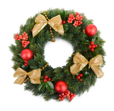 Noel süsleyici çelenk