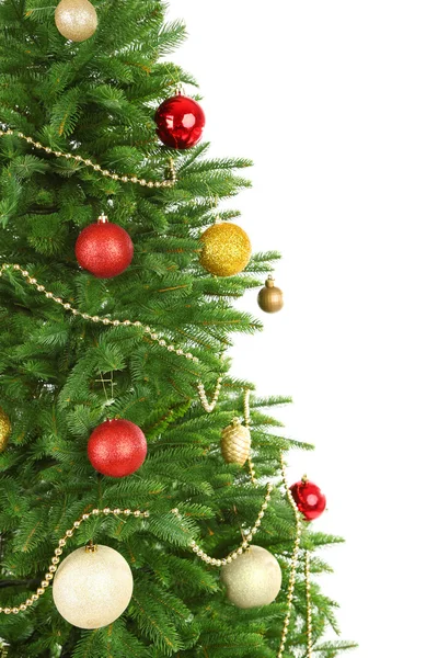 Albero di Natale decorato — Foto Stock