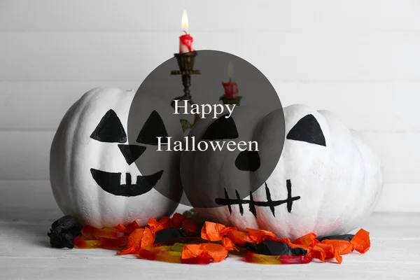 Composizione decorazione Halloween — Foto Stock