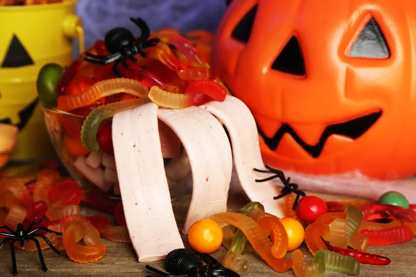 Biscotti creativi di Halloween — Foto Stock