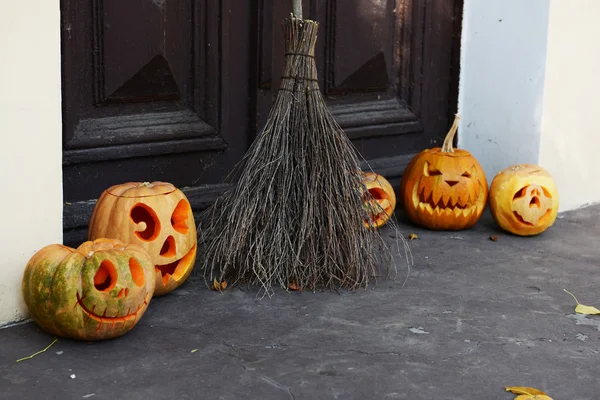 Halloween dekorace složení — Stock fotografie