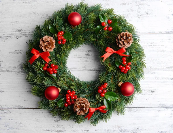 Christmas decorative wreath — Stock Photo, Image