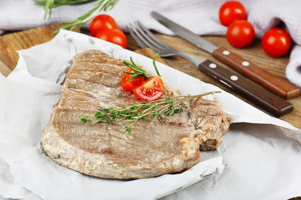 Deliciosa carne a la brasa — Foto de Stock