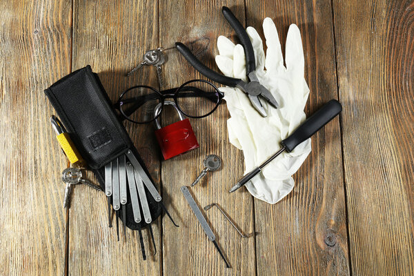 Tools of picking locks