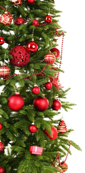 Decorated Christmas tree — Stock Photo, Image