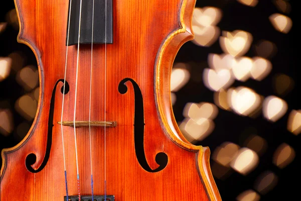 Classical wooden violin — Stock Photo, Image