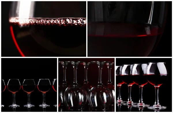 Wine collage — Stock Photo, Image